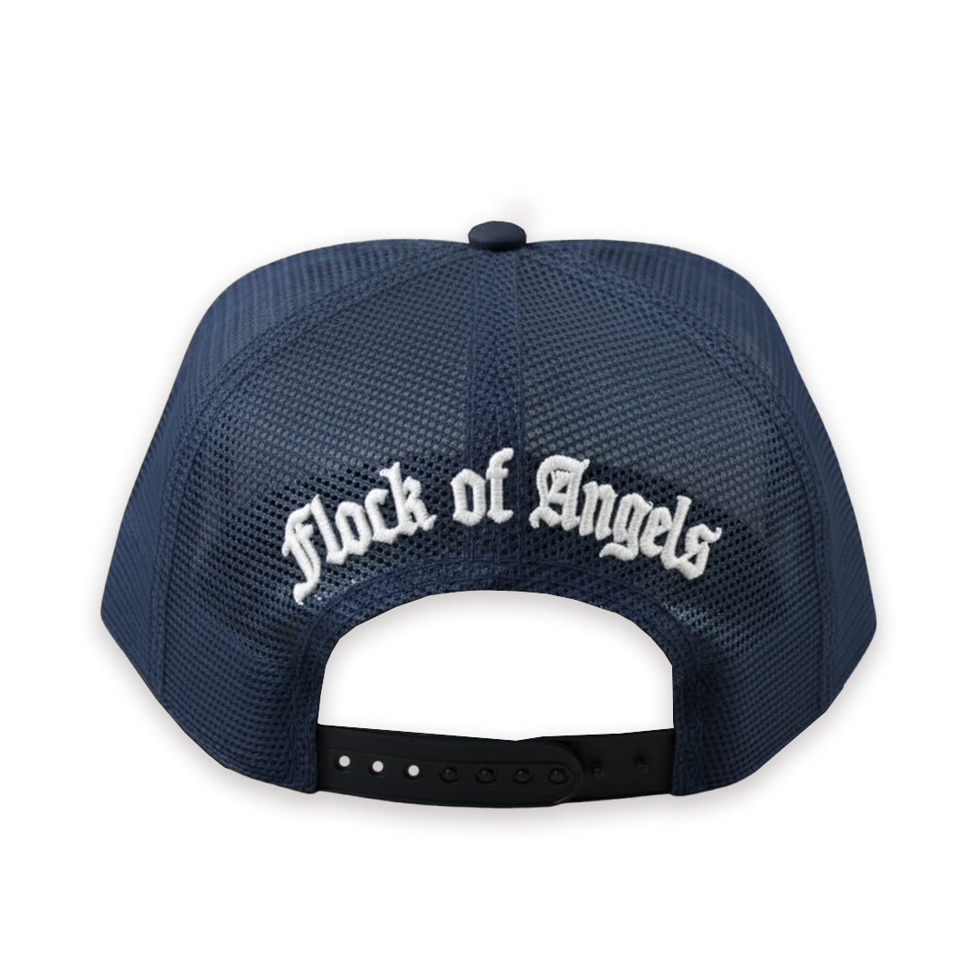 FLOCK OF ANGELS WINGS MESH TRUCKER HAT