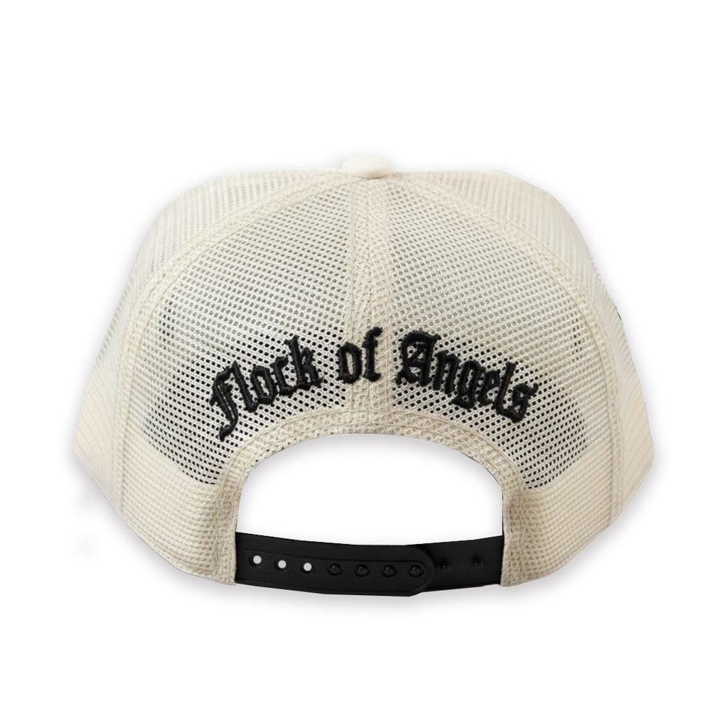 FLOCK OF ANGELS WINGS MESH TRUCKER HAT