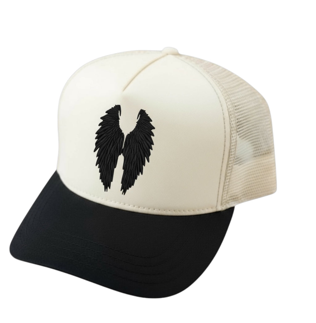 FLOCK OF ANGELS WINGS MESH TRUCKER HAT