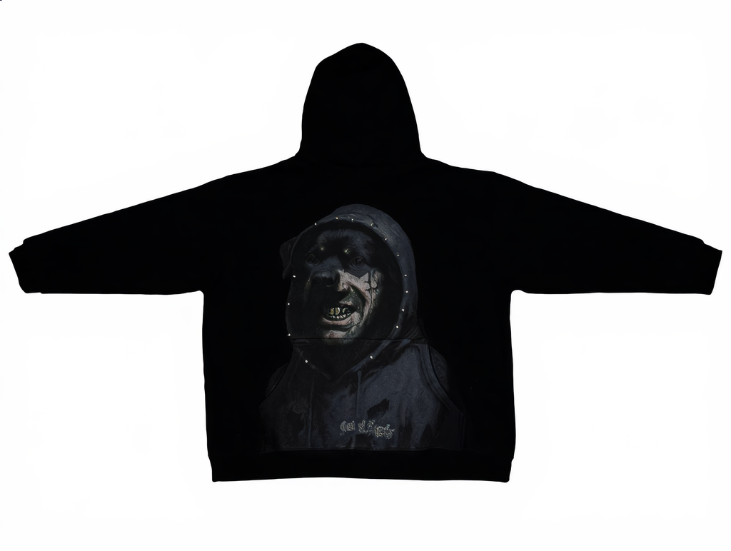 DOG FACE HOODIE